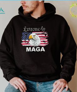 Extreme ly Maga Americna Flag Shirt