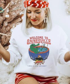Florida Gators mascot welcome to Gainesville Florida Gators vs Utah Utes shirt