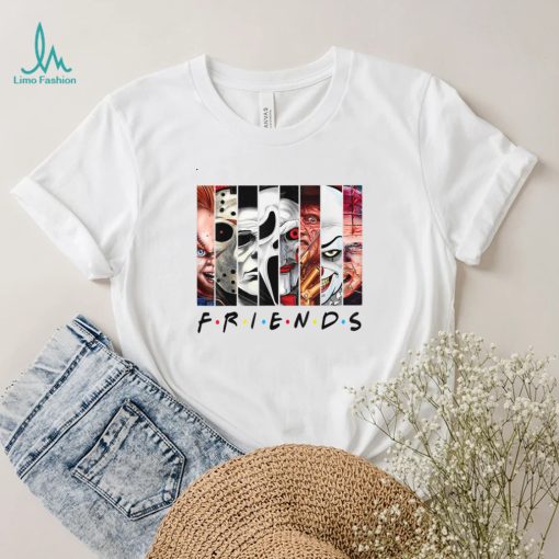 Funny Horror Friends Scary Movies Halloween T Shirt (1)
