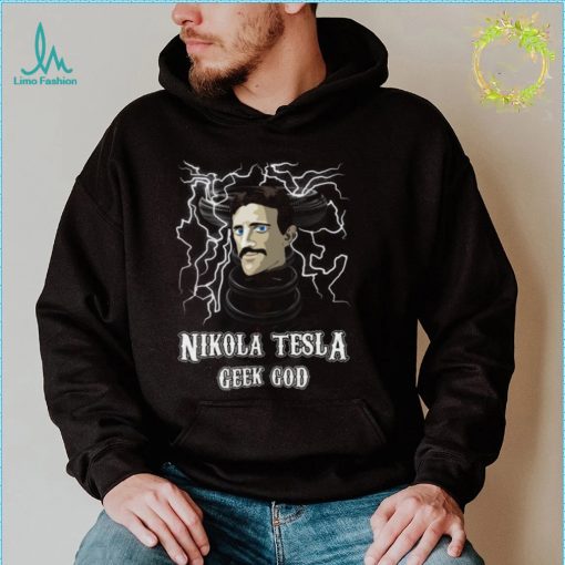 Geek God Animated Art Nikola Tesla Unisex Sweatshirt