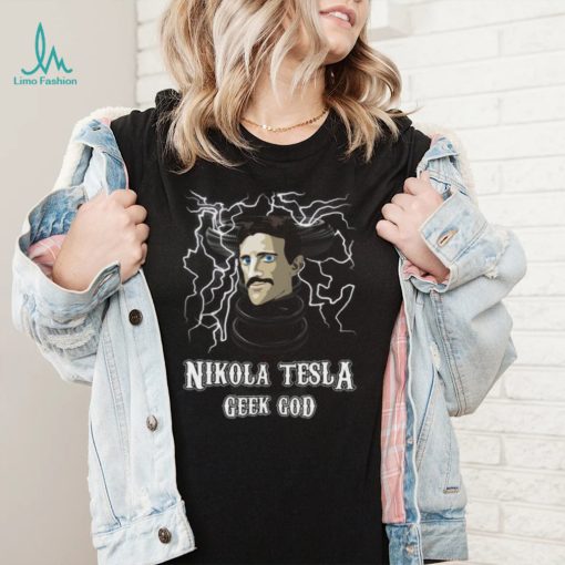 Geek God Animated Art Nikola Tesla Unisex Sweatshirt