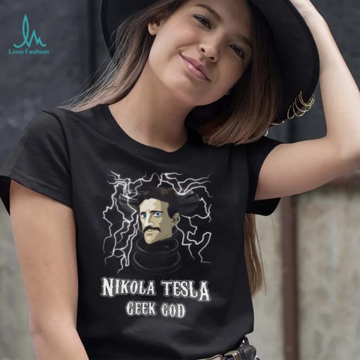 Geek God Animated Art Nikola Tesla Unisex Sweatshirt