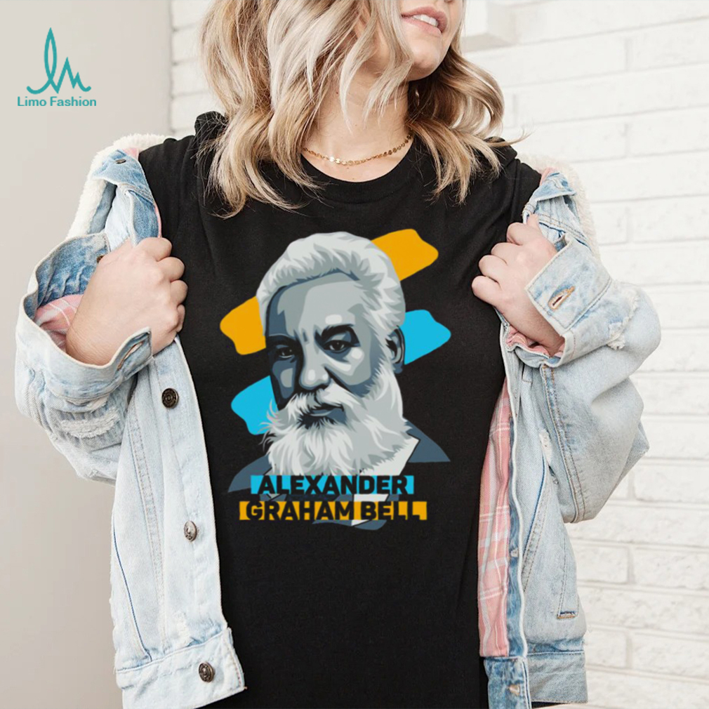 Geometric Design Alexander Graham Bell Unisex Sweatshirt Geometric Design Alexander Graham Bell Unisex Sweatshirt