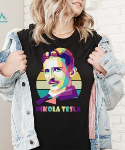 Geometric Design Art Nikola Tesla Unisex Sweatshirt