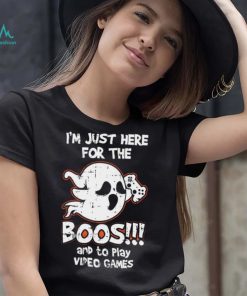 Ghost Gamer T Shirt For Boo Video Game Costume Funny Halloween Gift Shirt
