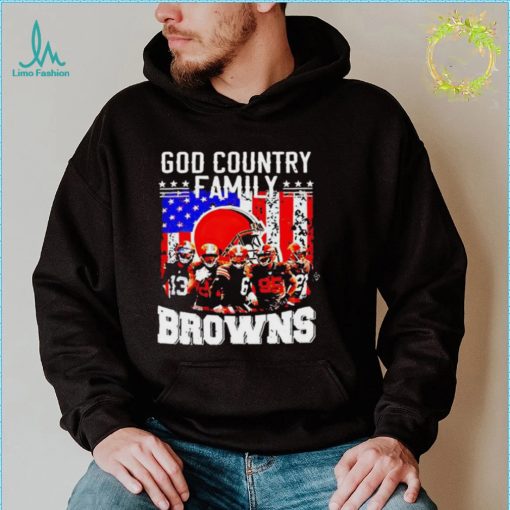God Country Family Cleveland Browns T Shirt