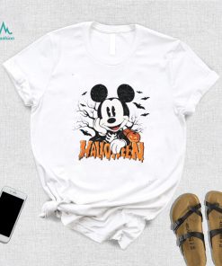 Halloween Night Disney Mickey Skeleton T Shirt