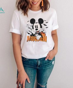 Halloween Night Disney Mickey Skeleton T Shirt