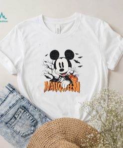 Halloween Night Disney Mickey Skeleton T Shirt
