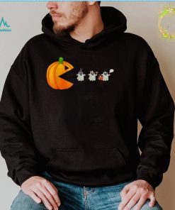 Halloween Pumpkin Eating Ghost Gamer T Shirt Funny Shirt