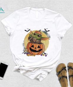 Halloween Pumpkin T shirt Baby Yoda Pumpkin Halloween