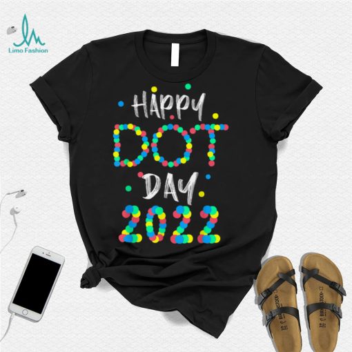 Happy International Dot Day 2022 Polka Dot Kids Toddler Boys T Shirt