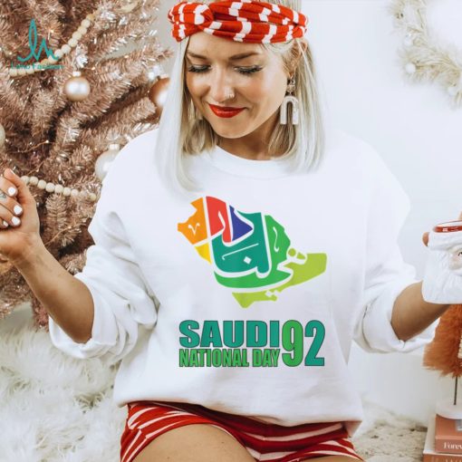Happy Saudi Arabia 92 Saudi National Day T Shirt