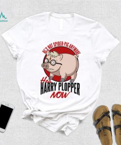 He’s Not Spider Anymore He’s Harry Plopper Now Funny Pig Design Unisex T Shirt