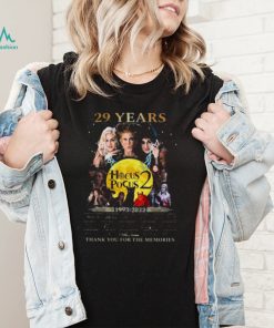 Hocus Pocus 2 T shirt 29th Anniversary 1993 2022 Signatures