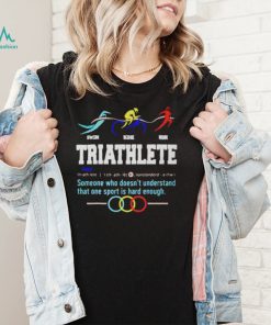 Humorous Triathlon Gift Sports Cycling Running Shirt