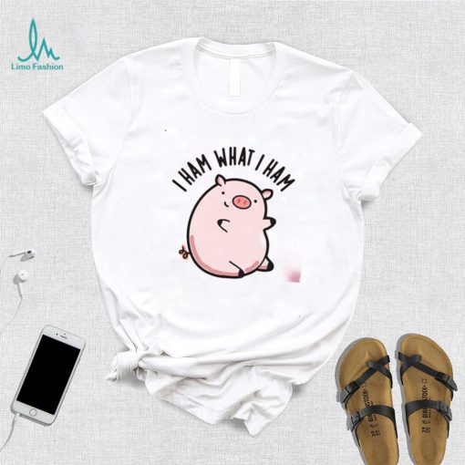 I Ham What I Ham Cute Pun Funny Pig Design Unisex Sweatshirt