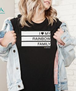 I love my Rainbow Family Rainbow Families Queensland logo shirt