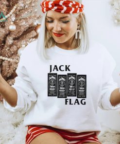 Jack Flag Jack Daniel’s Tennessee Whiskey Black Flag Parody shirt