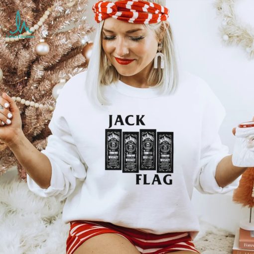Jack Flag Jack Daniel’s Tennessee Whiskey Black Flag Parody shirt