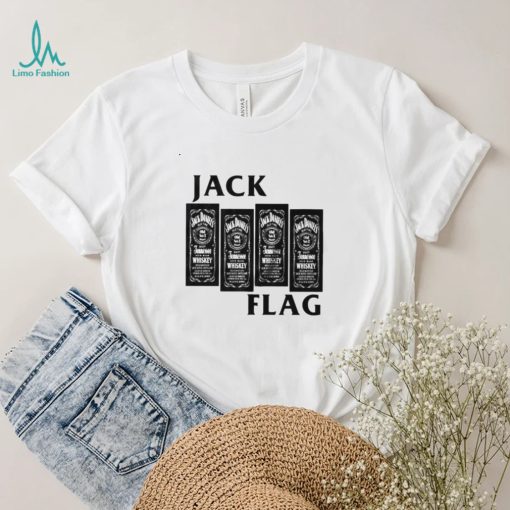 Jack Flag Jack Daniel’s Tennessee Whiskey Black Flag Parody shirt