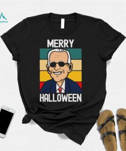 Joe Biden Halloween T Shirt Merry Halloween