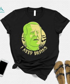 Joe Biden Zombie I Need Brains Halloween Shirt