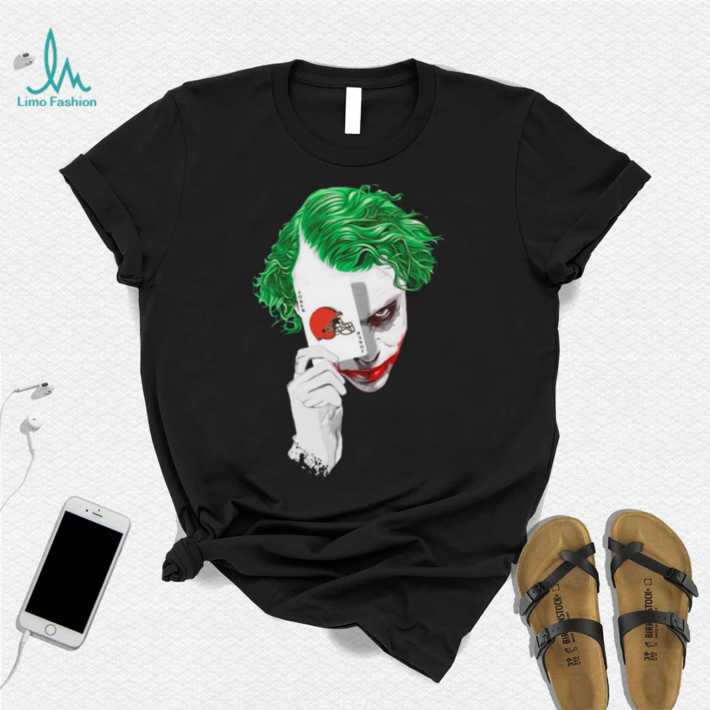 Joker Poker Cleveland Browns T Shirt Joker Poker Cleveland Browns T Shirt