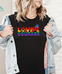 LGBT Rainbow Loves and Courage Miraculous Ladybug art shirt