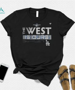 Los Angeles Dodgers 2022 NL West Division Champions Locker Room T Shirt