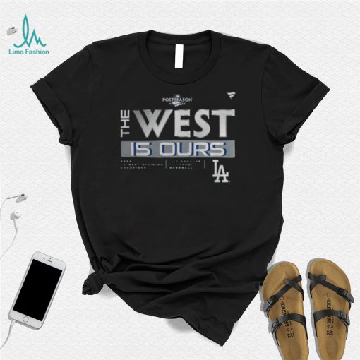 Los Angeles Dodgers 2022 NL West Division Champions Locker Room T Shirt