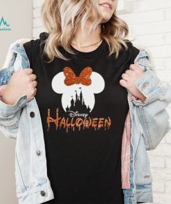 Mickey Halloween T Shirt Scary Big Bow