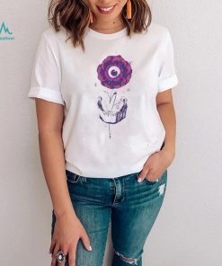 Mind Blooming skull and flower shirt