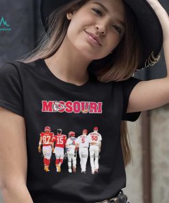 Missouri Sports Teams Kelce Mahomes Molina Pujols And Wainwright Signatures Shirt