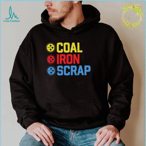 NFL Pittsburgh Steelers Coal Iron Scrap logo shirt