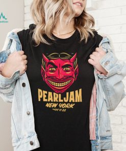 Nice new York Event Pearl Jam New York Devil Face shirt