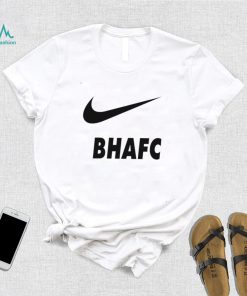 Nike BHAFC Caicedo wearing Brighton and Hove Albion logo shirt