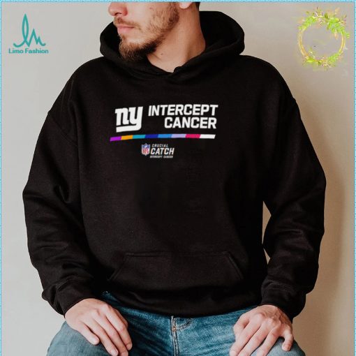 Nike New York Giants NFL Crucial Catch Intercept Cancer Performance 2022 shirt