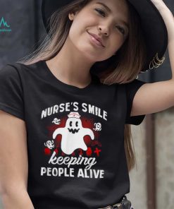 Nurses Smile Keeping People Alive Best Halloween Shirt