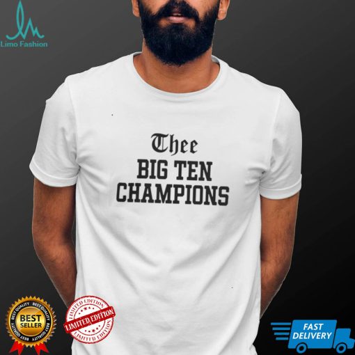 Official Thee big ten champions new T shirt