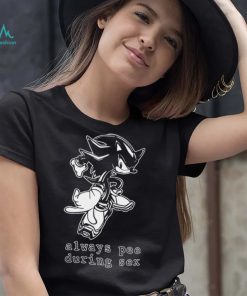 Official sonic always pee during sex nice art shirt