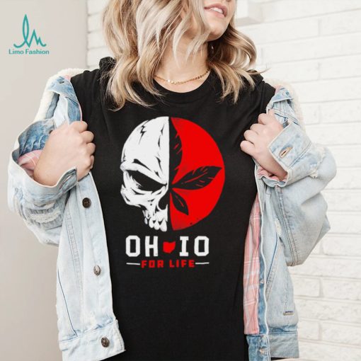Ohio half skull and leaf for life shirt