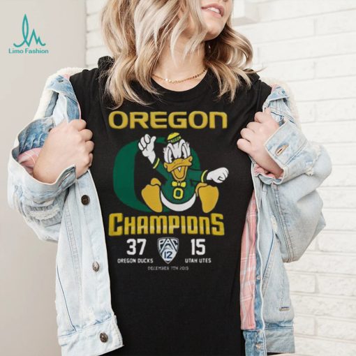 Oregon Champion 37 Oregon Ducks 15 Utah Utes Oregon Ducks T Shirt