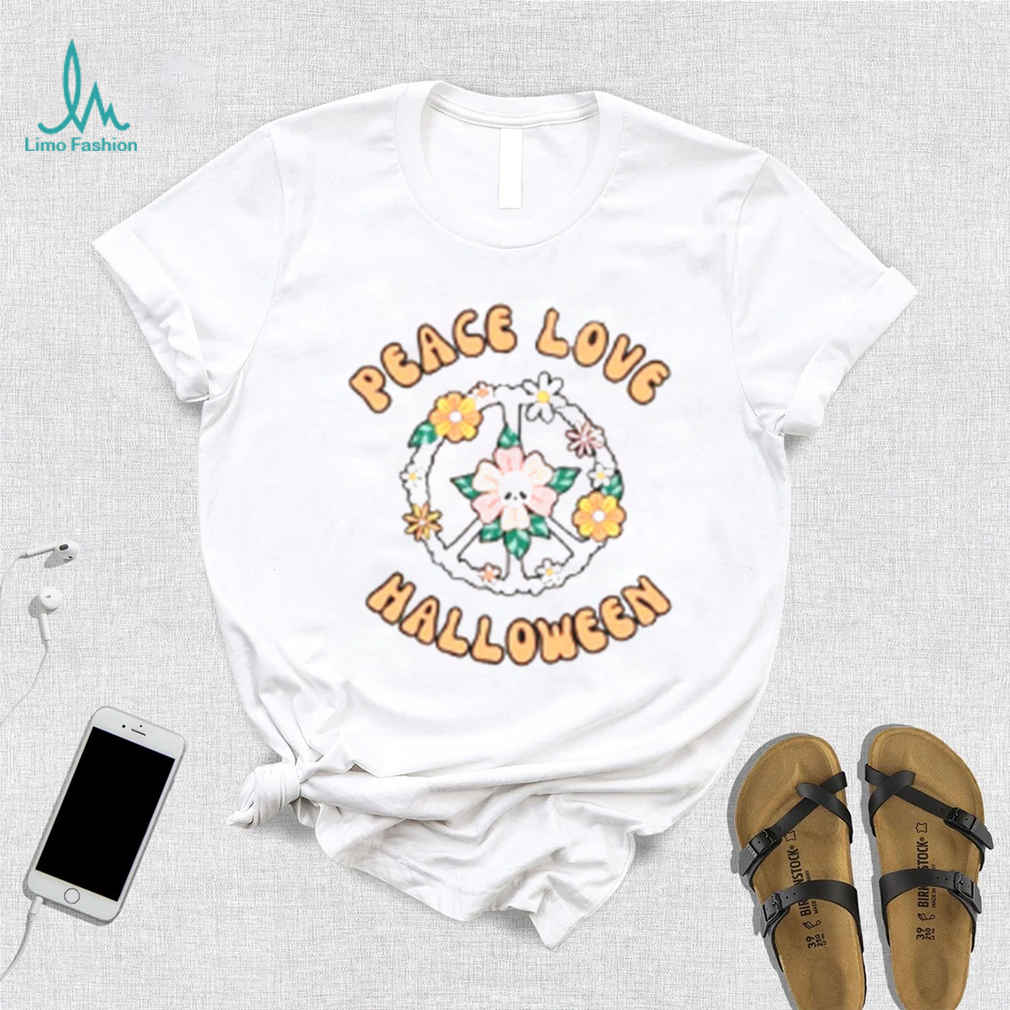 Peace Love Halloween Skull T Shirt Peace Love Halloween Skull T Shirt