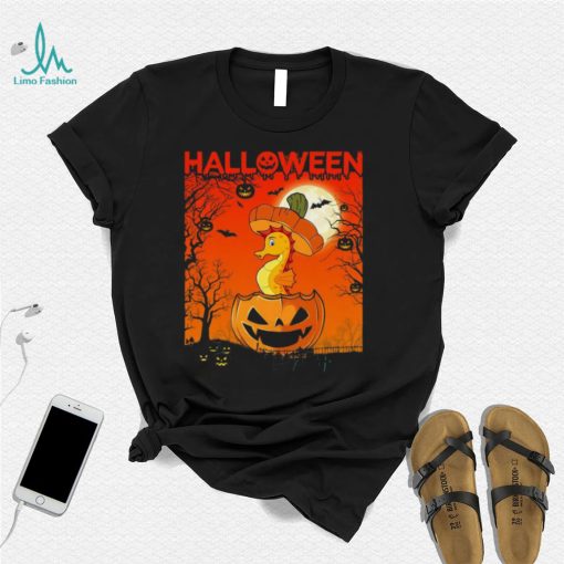 Pumpkin Cute Seahorse Halloween Shirt