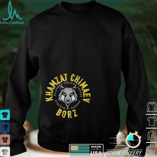 Retro Borz Khamzat Chimaev T shirt Hoodie, Long Sleeve, Tank Top
