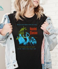 Retro Vintage The Haunted Mansion Hat Box Disneyland Halloween Shirts