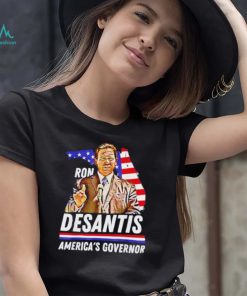 Ron Desantis America’s Governor Florida US flag shirt