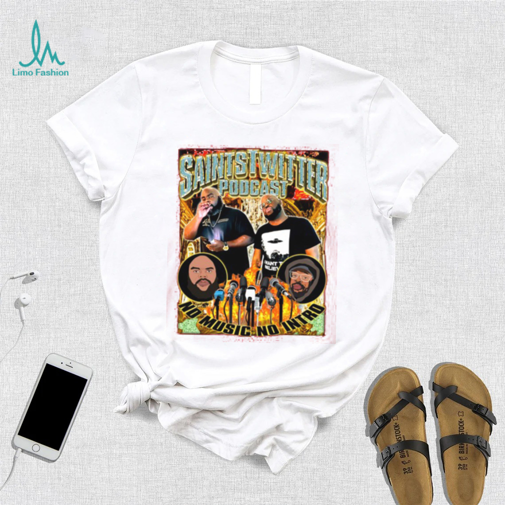 Saints Twitter Podcast Tee Saints Twitter Podcast Tee