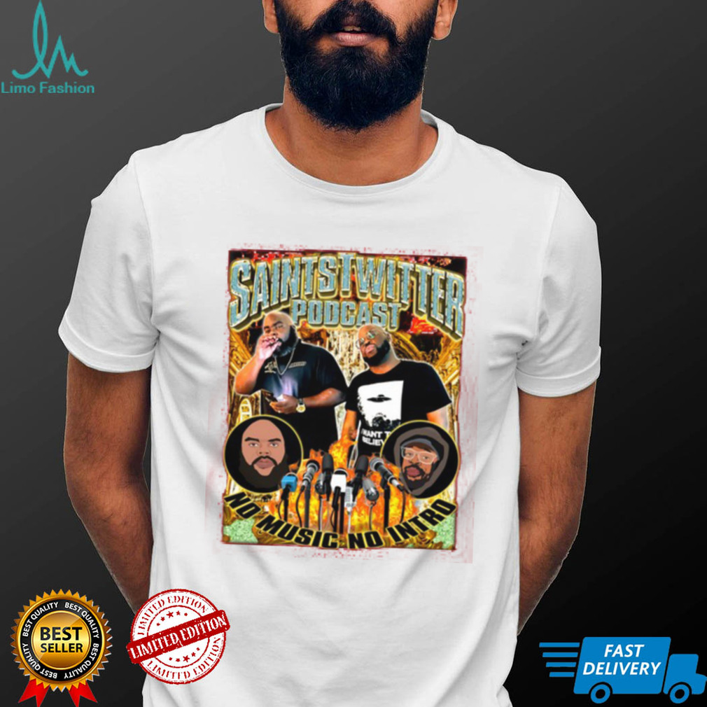 Saints Twitter Podcast Tee Saints Twitter Podcast Tee